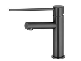 Mizu Drift MK2 Basin Mixer with Extended Lever Tap Brushed Gunmetal (5 Star)