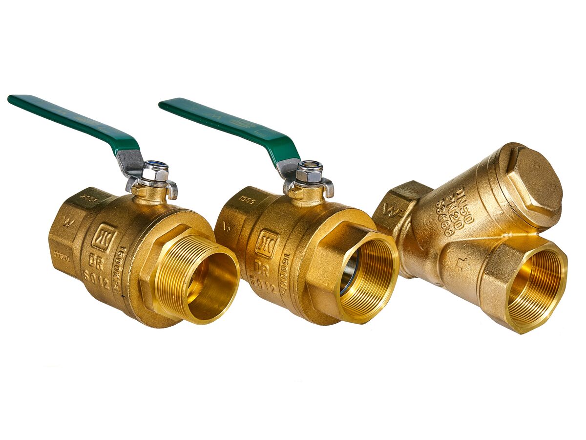 Zurn Backflow Reduced Pressure Zone with Ball Valve & Y Strainer 50mm