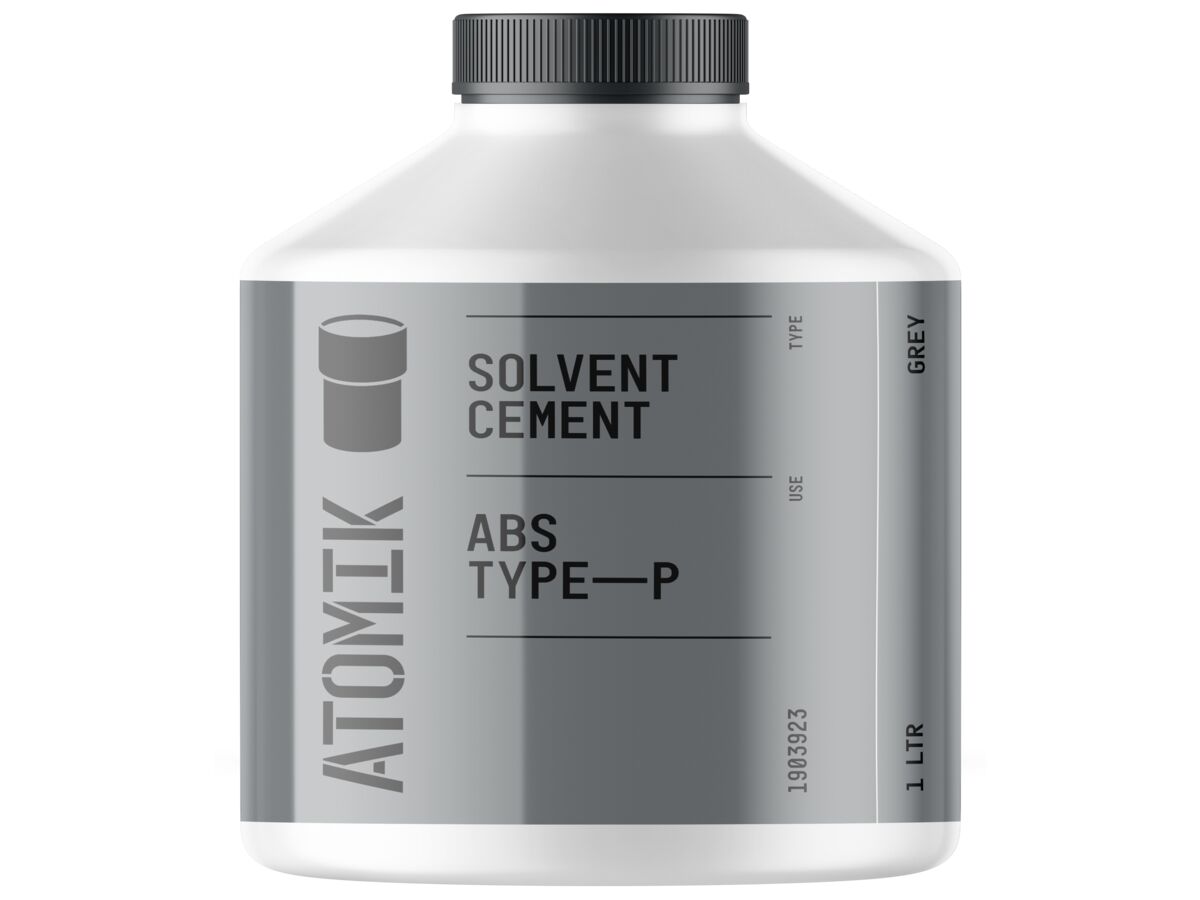 Atomik Solvent Cement ABS Grey 1Ltr