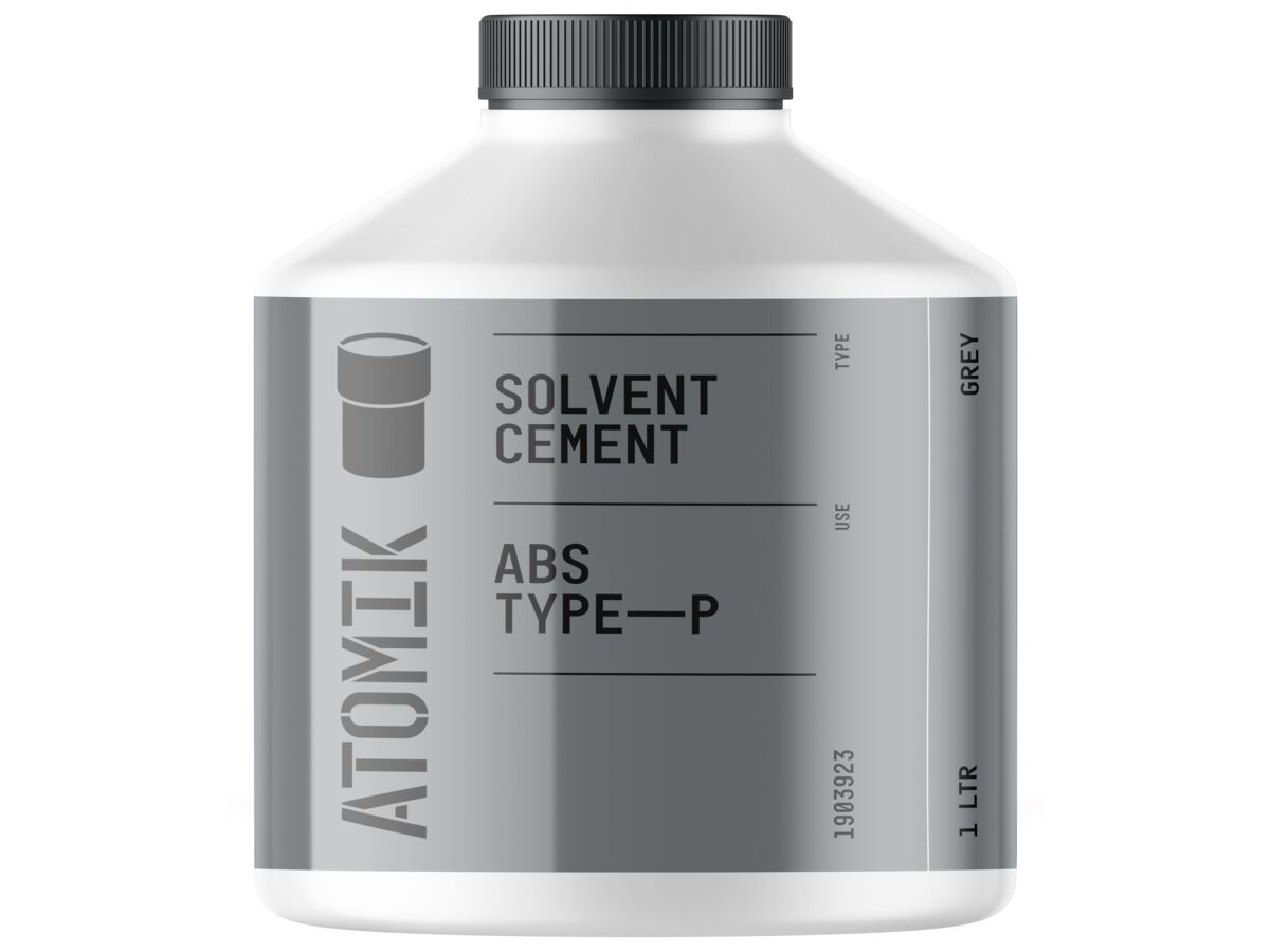 Atomik Solvent Cement ABS Grey 1Ltr from Reece