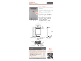 Specification Sheet - Rheem 26L CF Hot Water Unit