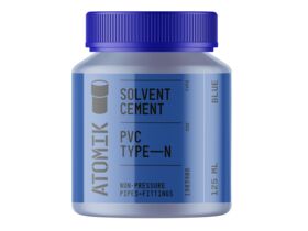 Atomik Solvent Cement PVC Type N Blue 125ml