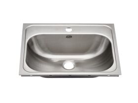 Wolfen Inset Basin 500 x 400 x 160mm 1 Taphole Stainless Steel