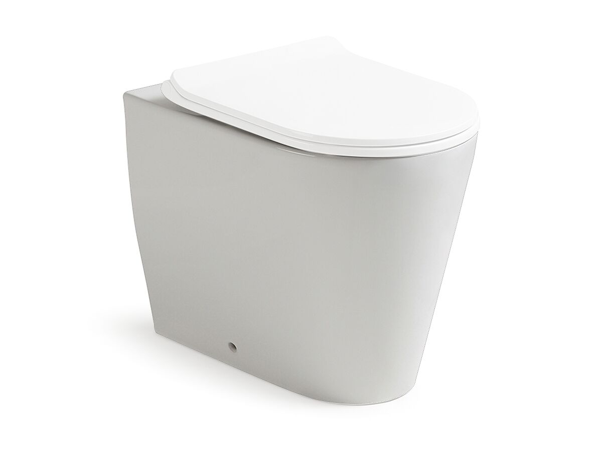 Kado Lux Back to Wall Overheight White Pan (4 Star)