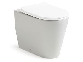 Kado Lux Back to Wall Overheight White Pan (4 Star)