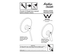 Technical Guide - Armitage Shanks Piccolo Shower Mixer Chrome