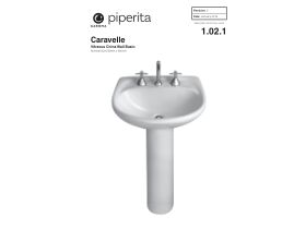Technical Guide - Caravelle Wall Basin 550mm White