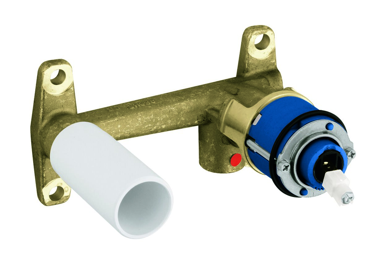 GROHE Allure Wall Basin Mixer Tap Set 220mm Chrome (3 Star) from Reece