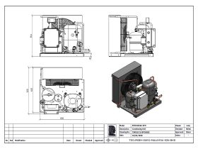 Tecumseh EVO Condensing Unit 2hp R404 MHBP EPCH4524Z-1 Phase