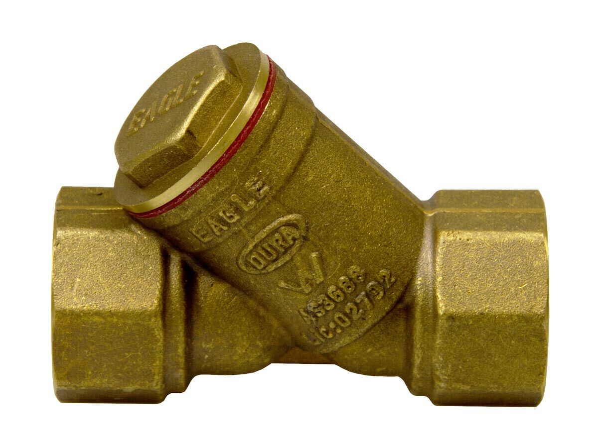 Dura Brass Line Strainer Tested 40mm from Reece