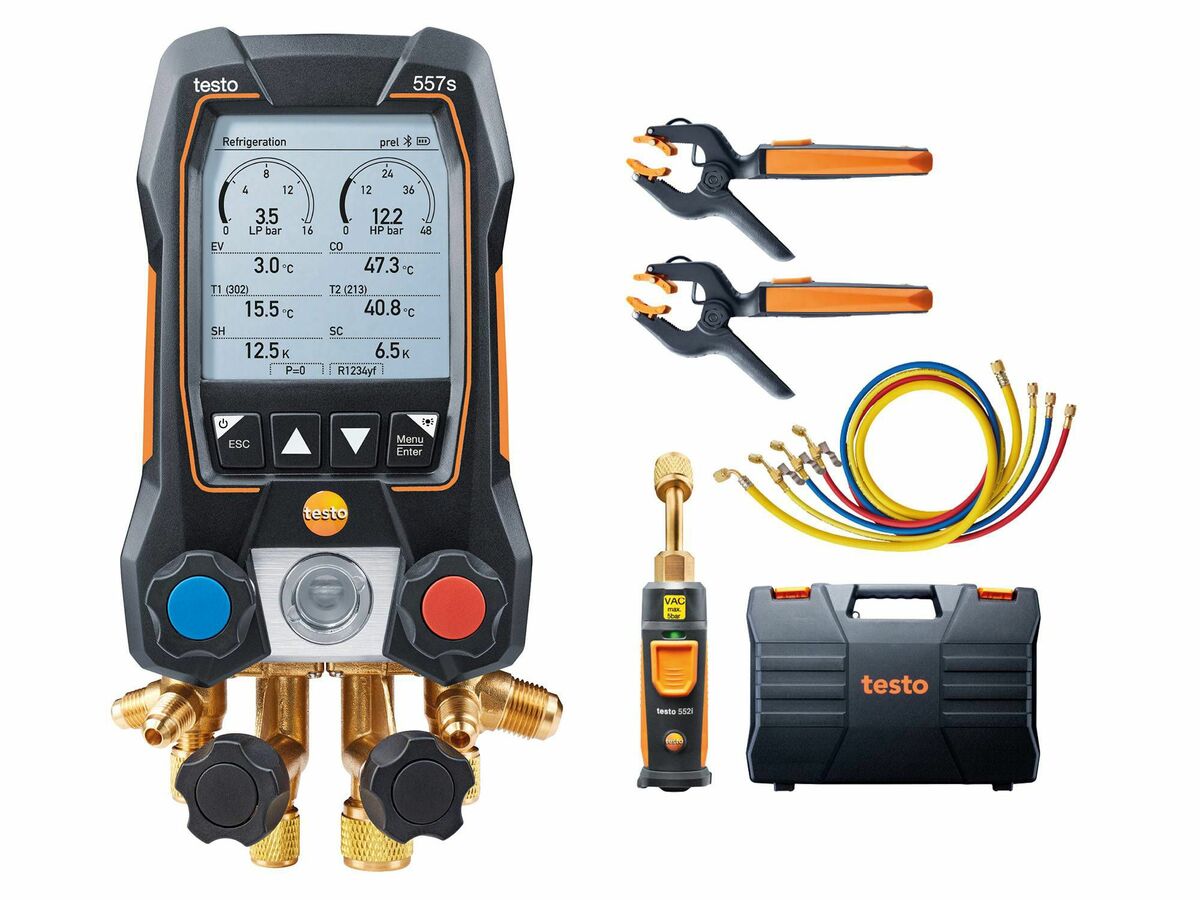 TESTO 557 VACUUM SET WITH HOSES