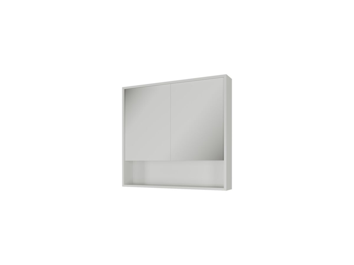 Kado Aspect 900mm Mirror Cabinet Two Doors With Shelf from Reece