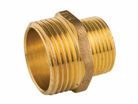 Brass Hex Nipple 50mm x 15mm