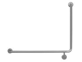 RBA Grab Rail 90 Degree 950mm x 700mm High Left Hand Stainless Steel Polished