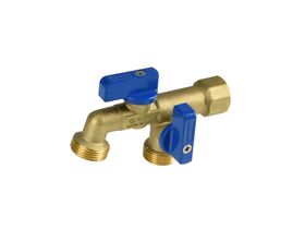 Arco Double Grifo Tap with Non Return Valve Female 15mm