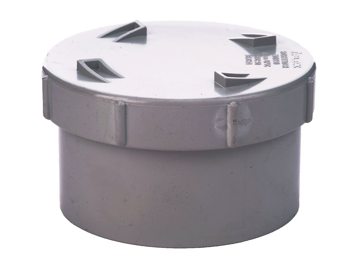Stormwater PVC Screw Cap & Base 90mm from Reece