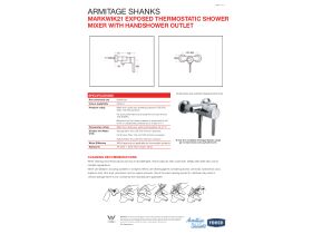 Technical Guide - Markwik 21 Exposed Thermostatic Shower Mixer