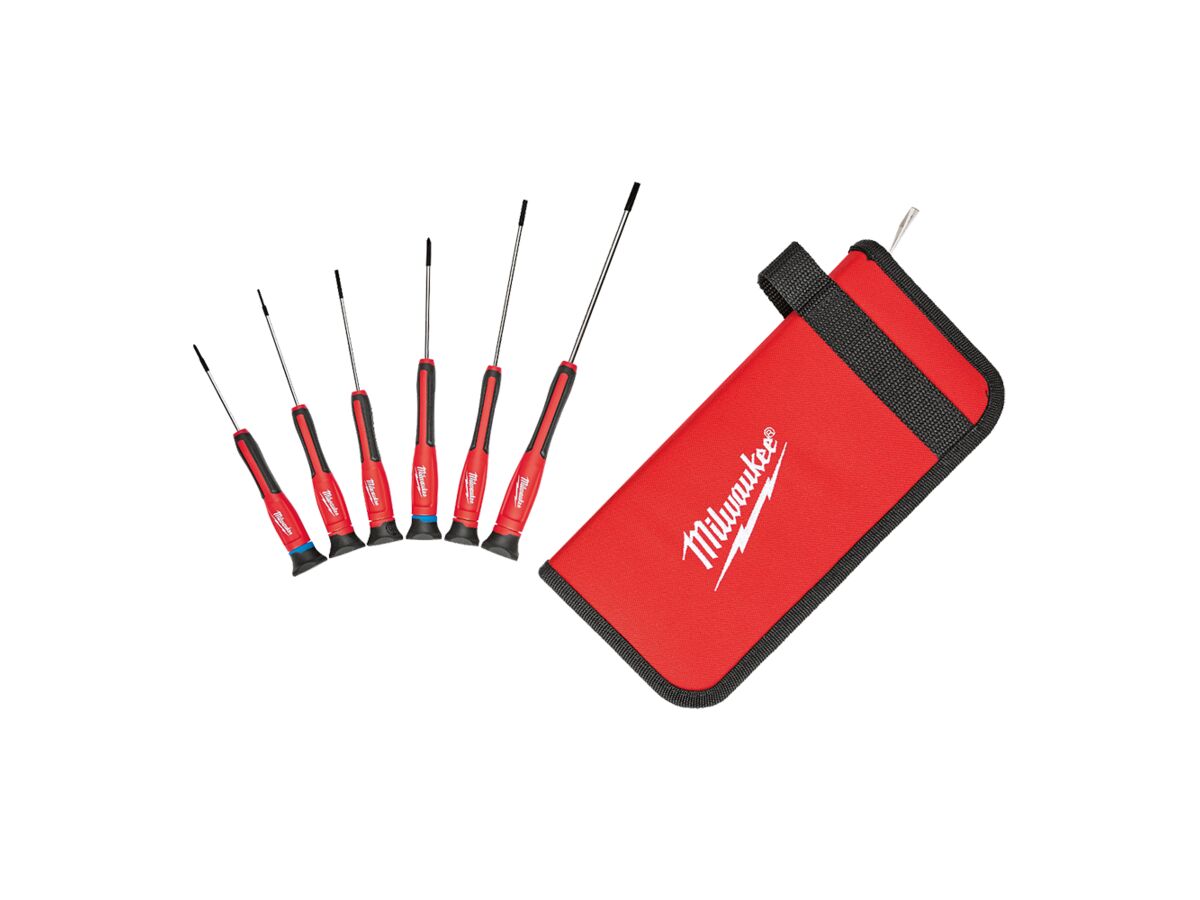 Milwaukee 6 Piece Precision Screwdriver Set