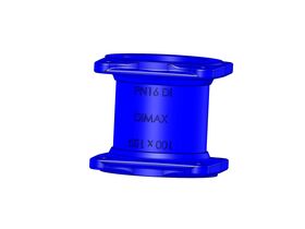 Dimax Ductile Iron Hydrant Riser (Flange x Flange) PN16 B5 100x 150mm