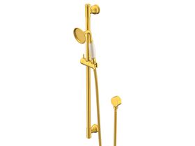 Milli Monument Single Rail Shower with Separate Water Inlet Brushed Gold (3 star)