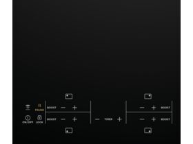 90cm Induction Cooktop, 4 Zone, Touch Controls, Hob2Hood, Pause Function