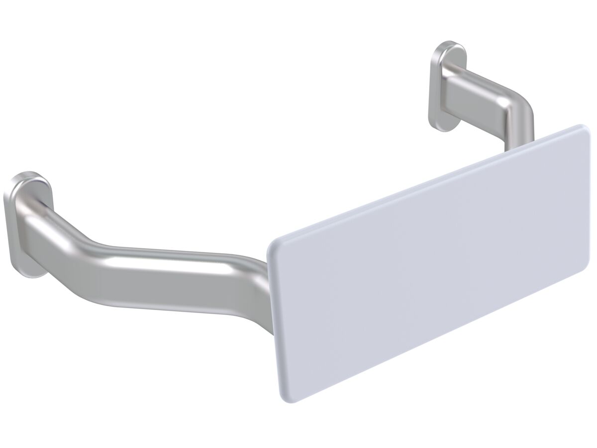 Mizu Drift Accessible Backrest - Brushed Stainless