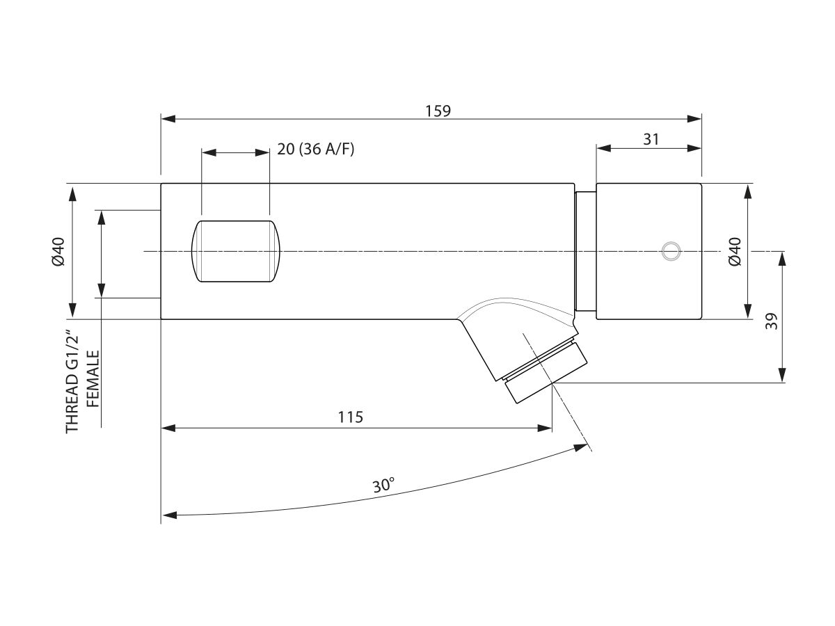 Armitage Shanks Avon 21 Self Closing Bib Taps (6 Star)