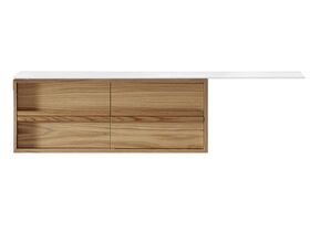 ISSY Z8 1500mm Vanity Unit 4 Drawers Extended Top Left or Right Hand