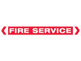 PIPE MARKER FIRE SERVICE- 400X50 (10)