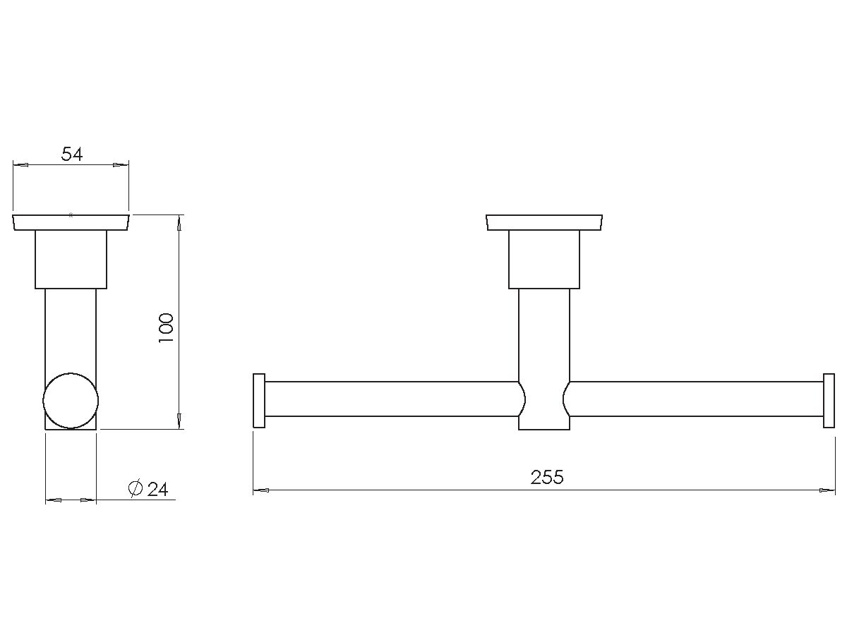Phoenix Gen X Double Toilet Roll Holder Chrome from Reece