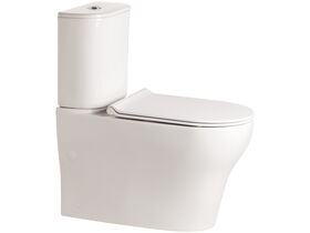 American Standard Cygnet Round Hygiene Rimless Close Coupled Back To Wall Bottom Inlet Toilet Suite