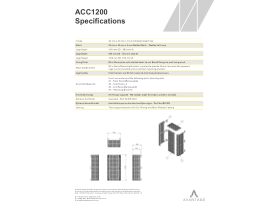 Specification Sheet - ACC1200 Hot Water & Solar Inverter Cage 600W-400D-1200H