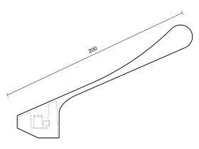 Posh Solus MK3 Mixer Tap Extended Lever Only 200mm