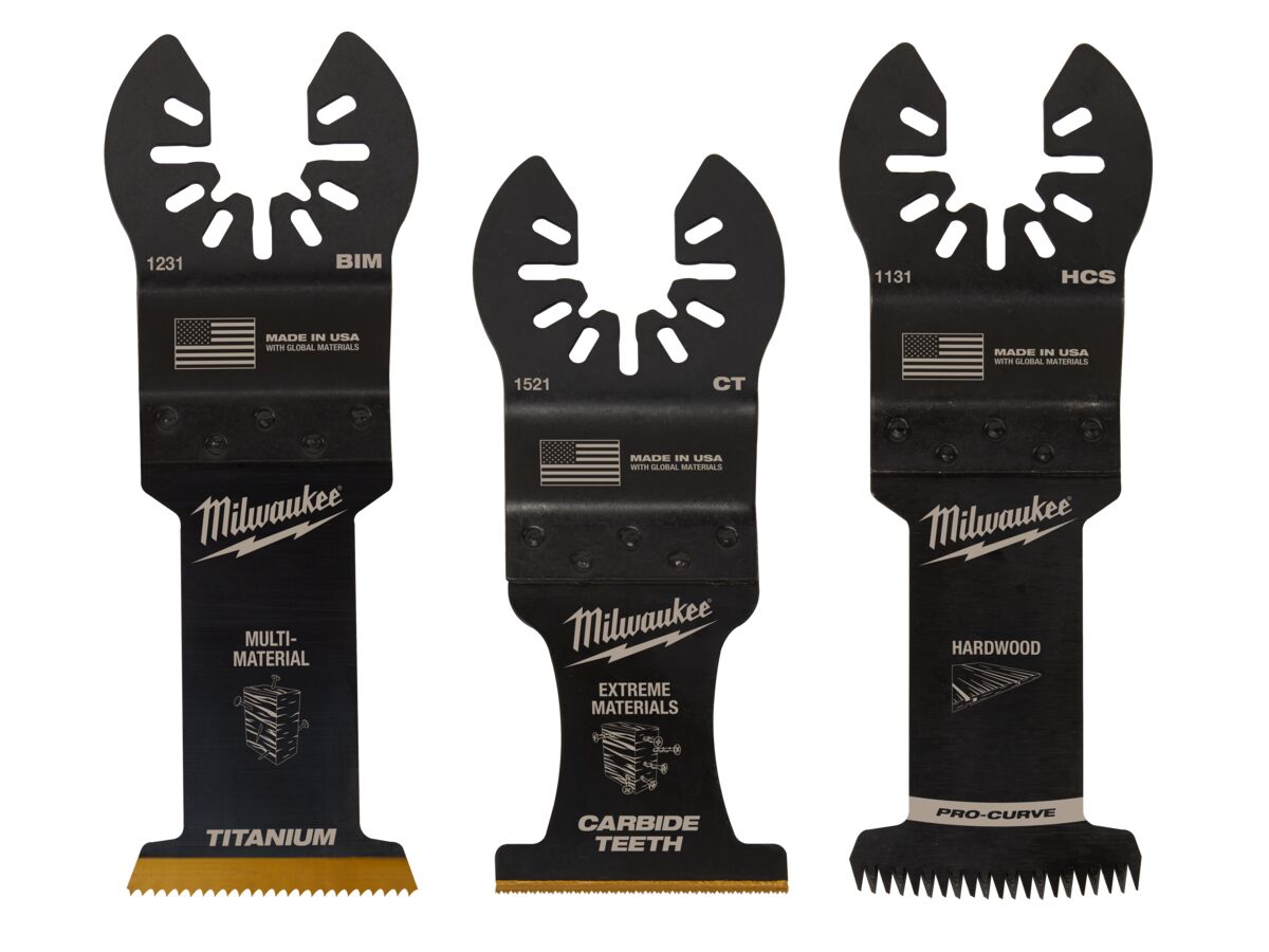 Milwaukee Mutli Tool variety 3pk blade