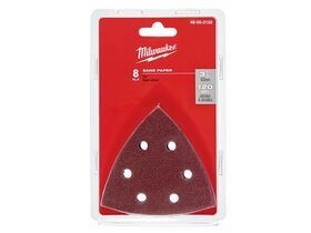 Milwaukee Multi Tool Sand Paper 120G (Pack 8)