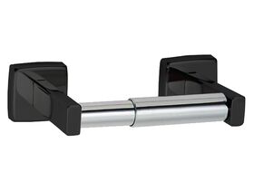 Stainless Steel Single Toilet Roll Holder Matte Black