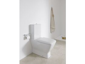 LAUFEN Palace Close Coupled Back To Wall S&P Trap Toilet Suite with Soft Close Seat White (4 Star)