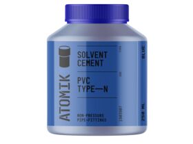 Atomik Solvent Cement PVC Type N Blue 250ml