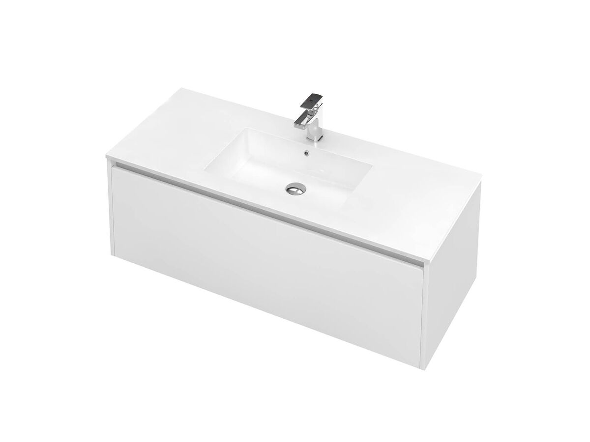 St Michel Kayla Wall Hung Vanity Unit 1200 Integrated Centre Basin 1