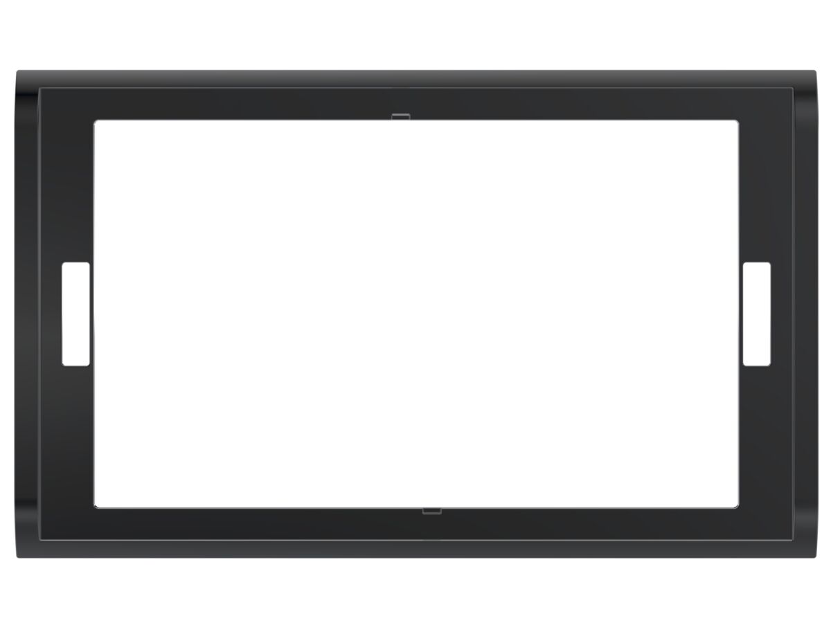 Geberit Sigma 70 Flush Button Cover Frame Black Chrome from Reece