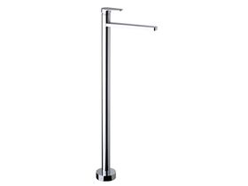 Yeva Floor Mounted Bath Mixer with Fixed Outlet Chrome
