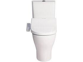 American Standard Cygnet Square Overheight Close Coupled Back to Wall Back Inlet Toilet Suite with SpaLet E-Bidet Seat (4 Star)