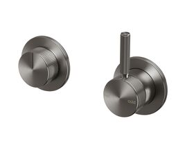 Hero - Milli Etch Shower Mixer Tap with Diverter Brushed Gunmetal