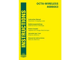 User Manual - Refco Electronic Scale 110kg OCTA-WIRELESS