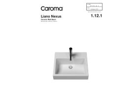 Caroma Nexus Wall Basin O-F No Taphole White