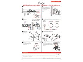 Installation Instructions - Milli Etch Progressive Mixer Tap System with Hand Shower