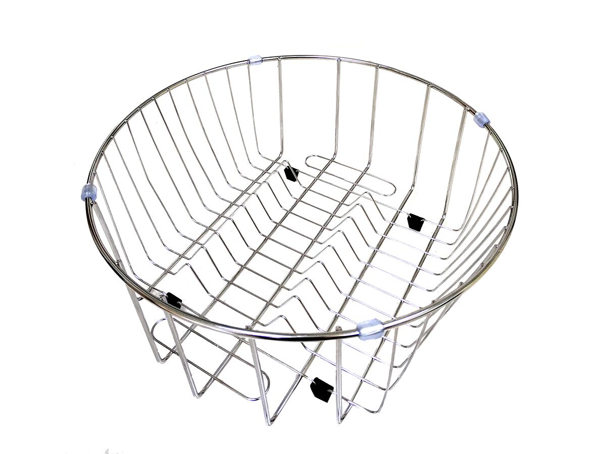 Posh Solus Round Sink Wire Basket Stainless Steel from Reece
