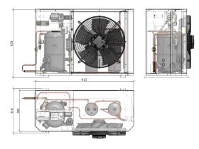 Tecumseh Compac Condensing Unit R404A PACS4524Z 1 Phase