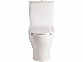 American Standard Hygiene Rim Close Coupled Back to Wall Toilet Suite with Soft Close Quick Release Seat White (4 Star)
