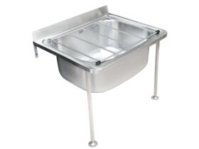 Mas Cleaners Sink With Legs Stainless Steel